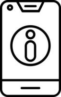 Smartphone Information Vektor Symbol