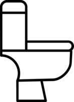 Toilette Sitz Vektor Symbol