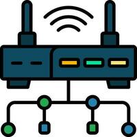 Router-Vektor-Symbol vektor