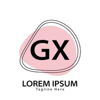 Brief gx Logo. gx Logo Design Vektor Illustration zum kreativ Unternehmen, Geschäft, Industrie. Profi Vektor