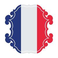 Frankrike tätning illustration vektor