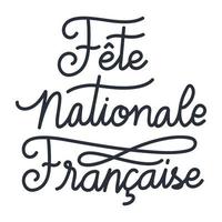 fete nationale francaise vektor
