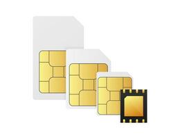 digital e sim chip moderkort digital chip. modern ikon. vit bakgrund. vektor mall. kommunikation ikon symbol.
