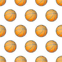 Basketball Ball. Sport Spiel Turnier. Liga Mannschaft und Ventilator Verein. Vektor Illustration.