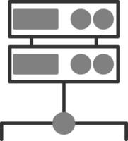 Vektorsymbol für Rechenzentrum vektor