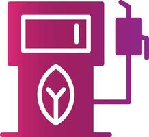 eco bensin pump kreativ ikon design vektor