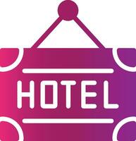 Hotel kreatives Icon-Design vektor