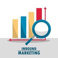 Inbound-Marketing-Analyse vektor