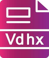 vdhx kreativ Symbol Design vektor