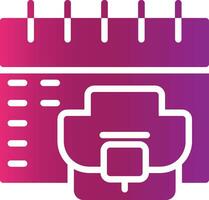 Kalender kreatives Icon-Design vektor