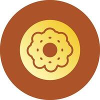 Donut kreatives Icon-Design vektor