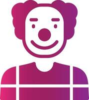 Clown kreatives Icon-Design vektor