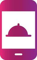 Food-App kreatives Icon-Design vektor