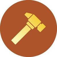 Hammer kreatives Icon-Design vektor