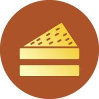 Sandwich kreatives Icon-Design vektor