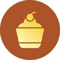 Cupcake kreatives Icon-Design vektor