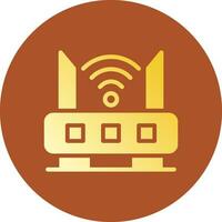 Router kreatives Icon-Design vektor