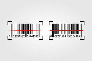 qr Scanner, großartig Design zum irgendein Zwecke. Geschäft Vektor Illustration. Bar Code Symbol. Internet Technologie. Vektor. Symbol, unterzeichnen.