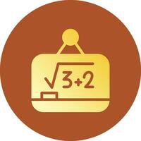 Whiteboard kreatives Icon-Design vektor