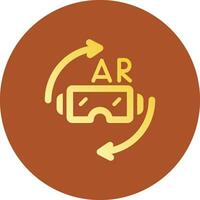 vr Brille kreativ Symbol Design vektor