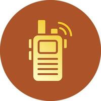 Walkie-Talkies kreatives Icon-Design vektor