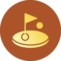 Golf kreatives Icon-Design vektor