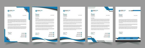 fri vektor modern kreativ professionell företag och företags- brev mall design