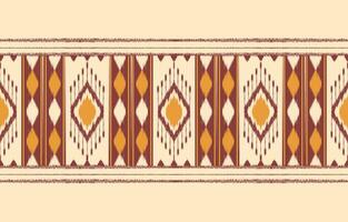 ethnisch abstrakt Ikat Kunst. aztekisch Ornament drucken. geometrisch ethnisch Muster nahtlos Farbe orientalisch. Design zum Hintergrund ,Vorhang, Teppich, Hintergrund, Kleidung, Verpackung, Batik, Vektor Illustration.