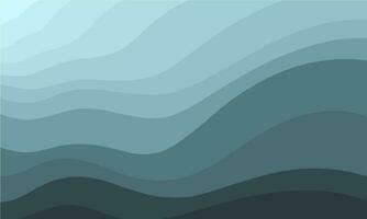 dunkel Grün abstrakt Hintergrund mit Welle Vektor Abbildung ohne Titel-1