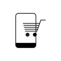 rationalisiert E-Commerce Erfahrung ein unverwechselbar einstellen von minimal schwarz füllen Netz Symbole zum online Einkaufen und effizient Lieferung umfassend füllen Symbole Sammlung im einfach Vektor