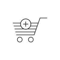 rationalisiert E-Commerce Erfahrung ein unverwechselbar einstellen von minimal dünn Linie Netz Symbole zum online Einkaufen und effizient Lieferung umfassend Gliederung Symbole Sammlung im einfach Vektor Illustration
