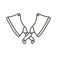 Küche Messer Symbol Vektor. Koch Illustration unterzeichnen. Koch Symbol oder Logo. vektor