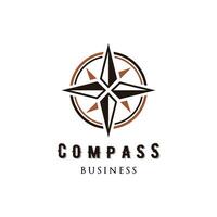 Kompass-Symbol Logo Design-Vorlage vektor