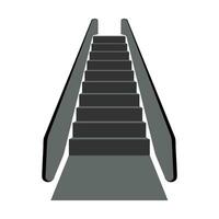 Symbolvektor für Rolltreppe vektor