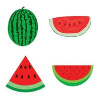 vattenmelon ikon vektor illustration design