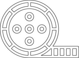 Symbol für den Vektor der Filmrolle