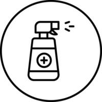 Reinigungsspray-Vektorsymbol vektor