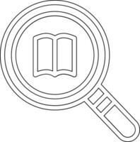 Suche Bücher Vektor Symbol