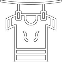 Trocknen Kleider Vektor Symbol