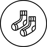 Baby Socken Vektor Symbol