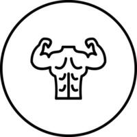 zurück Muskel Vektor Symbol