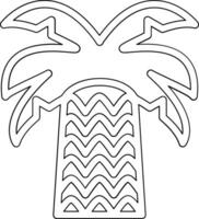 Palme Bäume Vektor Symbol