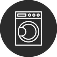 smart tvättning maskin vektor ikon