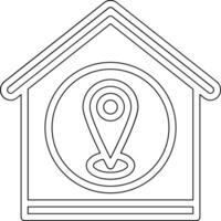 Haus Ort Vektor Symbol