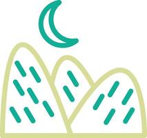 Mond Landschaft Vektor Symbol