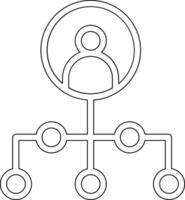 Netzwerk-Vektor-Symbol vektor