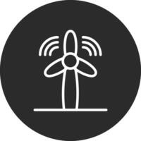 Vektorsymbol für Windkraft vektor