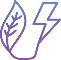 Öko-Energie-Vektor-Symbol vektor