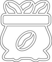 Kaffee Sack Vektor Symbol