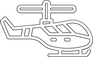 Hubschrauber-Vektor-Symbol vektor